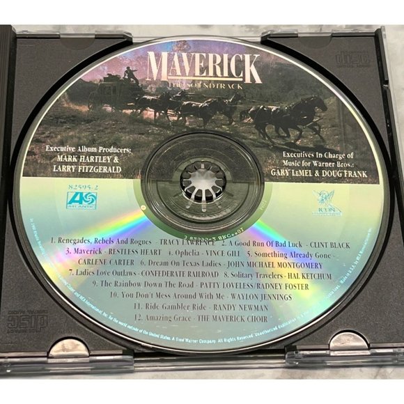 Maverick CD Original Motion Picture Soundtrack 1999 Various Artists 12 Tracks - Picture 4 of 6